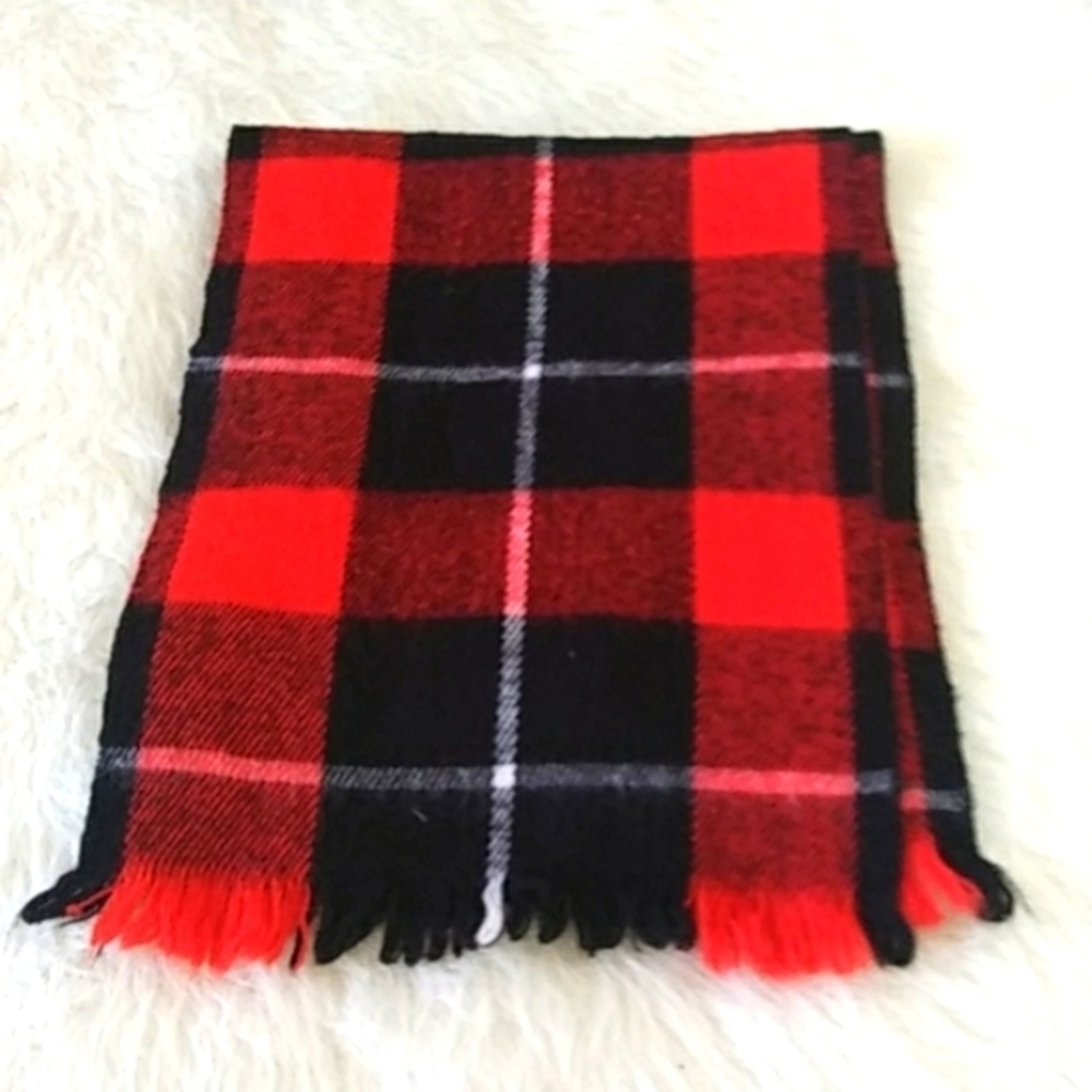 Headliners Accessories Red Plaid Scarf